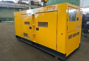 200 KVA Denyo Isuzu Super Silent Diesel Generator (Matching Pair) Late Model - Low Hours