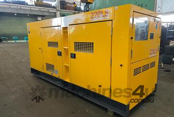 200 KVA Denyo Isuzu Super Silent Diesel Generator (Matching Pair) Late Model - Low Hours