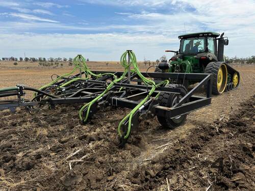 caption Tilco HYDRAMAX Deep Ripper: Arguably the Most Effective Hydraulic Breakaway Shank System Available!