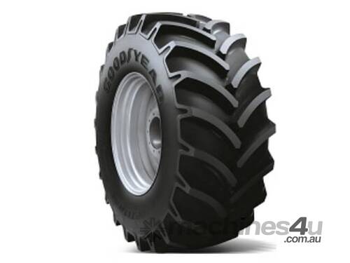 Eight New Goodyear Tyres: 800/70R38 RADIAL OPTITRAC R-1W 173D - Never Used!