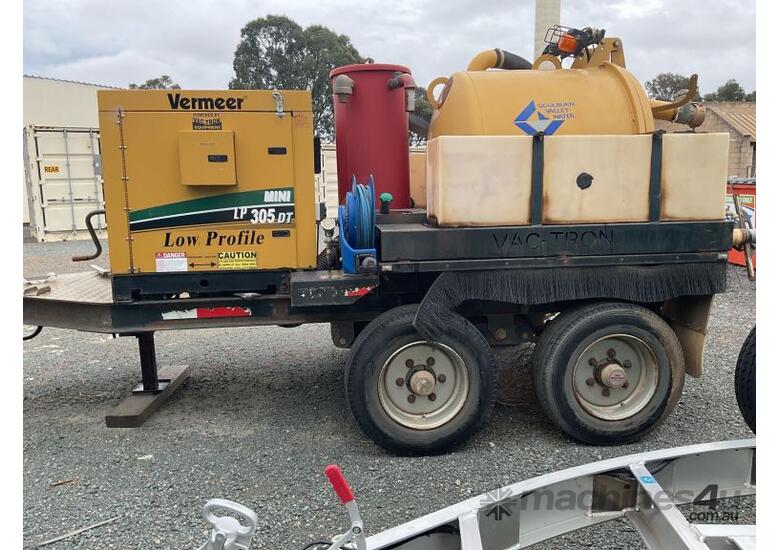 caption Vermeer LP Mini 305DT Vacuum Unit (Trailer Mounted)