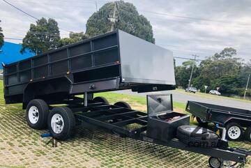 13x6 hydraulic tipper with 800 mm sides (2.8ton) Hydraulic Tipper Trailers