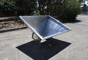 Stainless Steel Hopper - 1060 x 985mm Opening