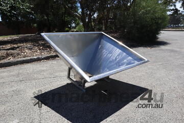 Stainless Steel Hopper - 1060 x 985mm Opening