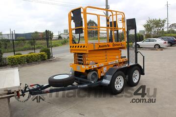 Scissor Lift Trailers Heavy-Duty Transport Weight Capacity: 2000kg to 4500kg (ATM)