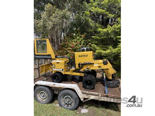 caption Rayco RG45 Diesel Stump Grinder