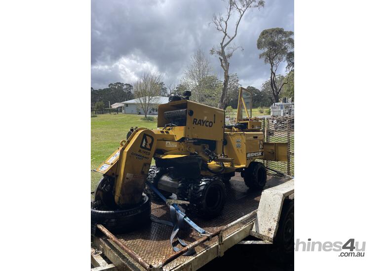 caption Rayco RG45 Diesel Stump Grinder