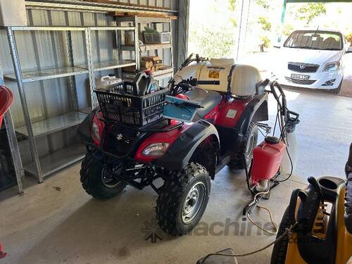caption Suzuki Ozark 250 Quad Bike