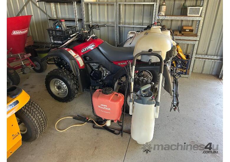 caption Suzuki Ozark 250 Quad Bike
