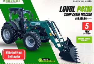 TANNERTRACK - LOVOL 110HP 4WD Power Shuttle with 4in1 Loader