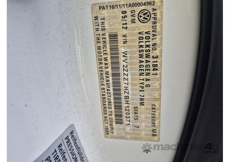 caption 2012 Volkswagen Multivan TDI400 Highline Diesel Van *Mechanical Attention Required*