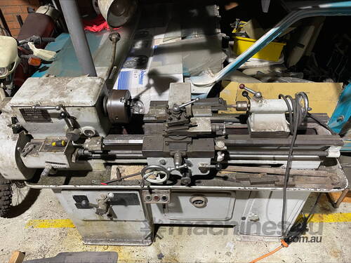 caption Brunswick Engine Lathe
