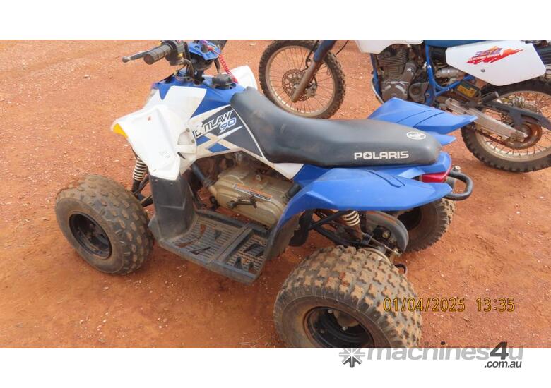 caption Polaris Raptor Outlaw BLUE