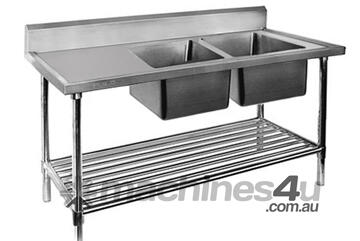 Modular System Double Right Sink Bench With Pot Undershelf Dsb6 1500R/A