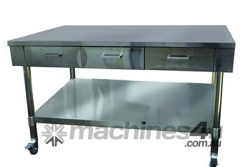 SWBD8-3 Work Bench with 3 Drawers and Under Shelf