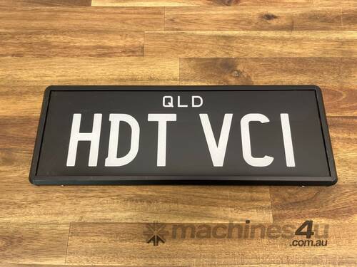caption QLD Personalised Number Plate - ‘HDT VCI’