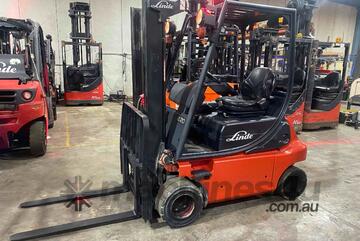 Linde E20 Latest Model Great Batt 2Ton Low Hr Late Model Con Mast SS