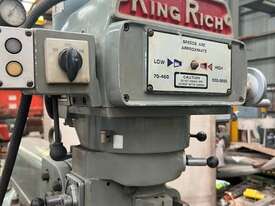 King Rich KR-3000SL milling machine with DRO - picture1' - Click to enlarge