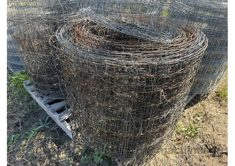 caption Assorted Rolls of Wire Mesh Fencing