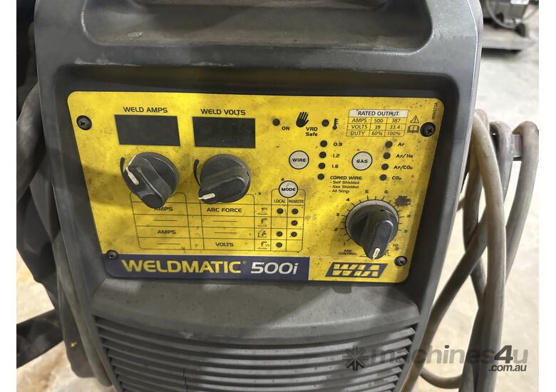 caption WIA Weldmatic 500i Multi Process Welder