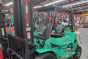 4.5T Mitsubishi LPG Forklift Side Shift + Scales | Sydney NSW