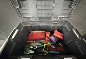 Box Of Miscellaneous Tools & Bits