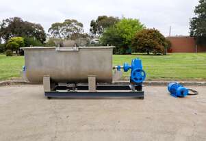 Large Stainless Steel Ribbon Mixer - 2000L
