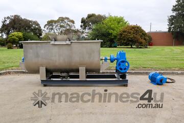 Large Stainless Steel Ribbon Mixer - 2000L