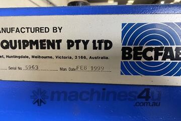Becfab Equipment Equaliser 1800 Truss Press