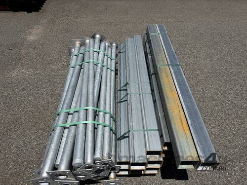 Pallet of Assorted Round and Box Section