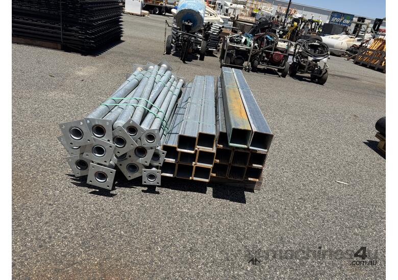 Pallet of Assorted Round and Box Section