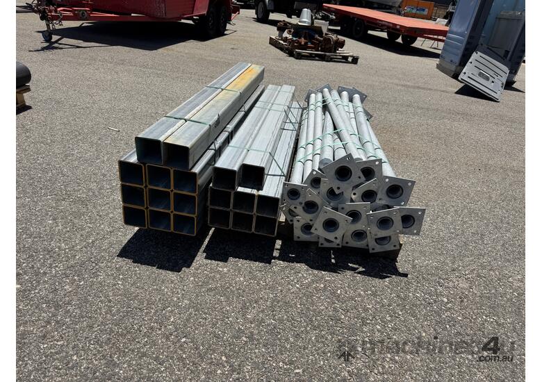 Pallet of Assorted Round and Box Section