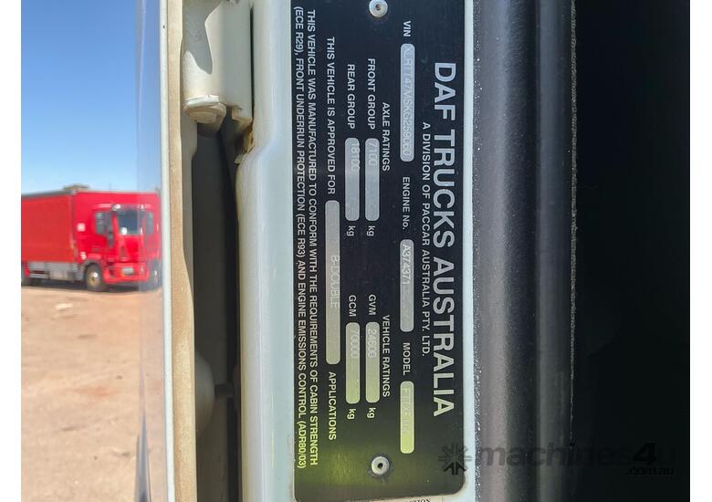 2019 DAF XF105.510 Prime Mover Sleeper Cab