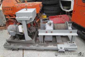 electric hydraulic 20,000lb , on frame , controls