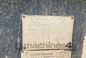 2004 Boomerang Quin Axle Dog Tipper Trailer