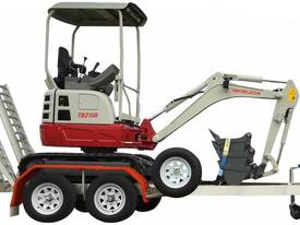 Takeuchi TB215R excavator with Trailer - picture0' - Click to enlarge