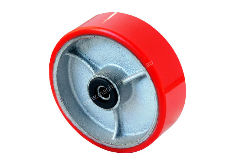 caption 52160 - 100MM PU MOULDED CAST IRON REPLACEMENT WHEEL