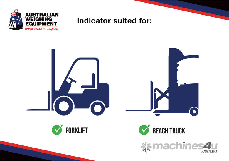 caption Forklift Scale - Freight Mate Analogue Scale