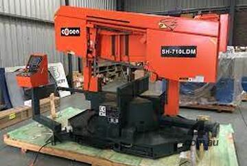 COSEN SH-710LDM Semi-Automatic Bandsaw Heavy Duty Structural Steel Cutting!