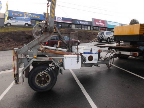 3ton self loading cable drum trailer 