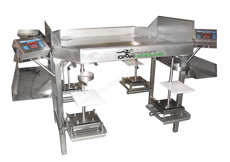caption IOPAK Sorting & Weighing Table (2-Person Station) SORTWEIGH-2