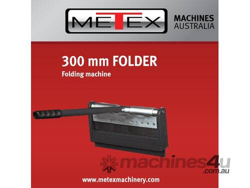 Sheet Metal Folder METEX 300mm-Vice Held Sheetmetal Bender Press Pan brake