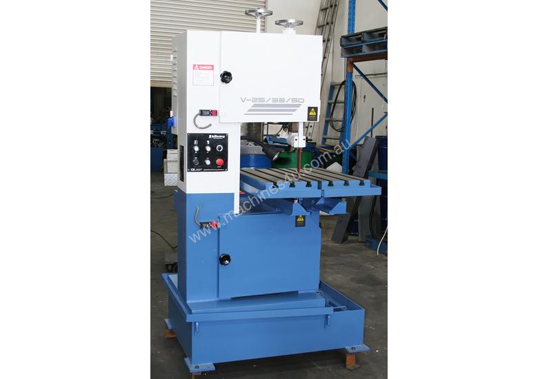 caption V-25/33/50 Super Heavy Duty Vertical Bandsaw With Power Feed - Save $3000