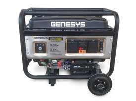 Petrol Generator Portable 3.5 KVA Genesys Tradesman - picture0' - Click to enlarge