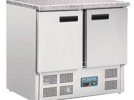 Polar CL108-A - 240Ltr 2 Door Fridge with Marble Counter (6 x 1/1 GN) - picture0' - Click to enlarge