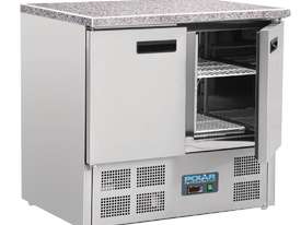 Polar CL108-A - 240Ltr 2 Door Fridge with Marble Counter (6 x 1/1 GN) - picture1' - Click to enlarge
