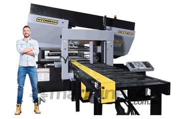 EXCEPTIONAL CUTTING PERFORMANCE - Hydmech H22A-120 Dual Column Horizontal Bandsaw