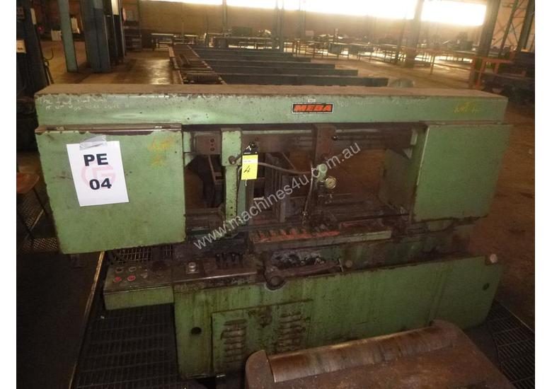 meba Meba 450 Horizontal Bandsaw Manual Clamping and Feed Roller 3 Door