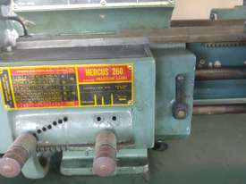 Hercus 260 Geared 9 Speed Metric Lathe with tooling and cabinet - picture1' - Click to enlarge