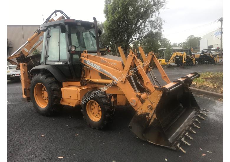 caption Case 590 Backhoe for sale